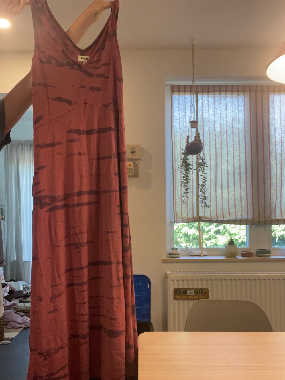 Pink maxi dress